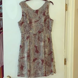 Paisley office dress